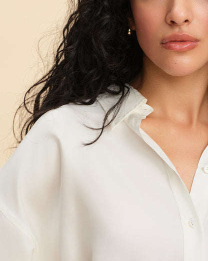 Silk Blouse for Work and Leisure